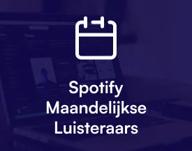 Spotify Maandelijkse Luisteraars